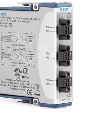 议价美国NI-9225 螺栓端子 780159-01正品电压输入