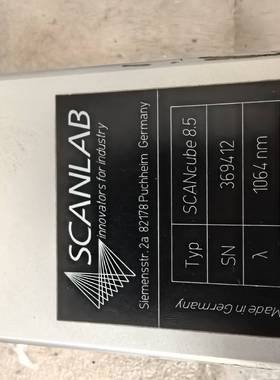 议价德国进口 SCANLAB 振镜 SCANcube 8.5