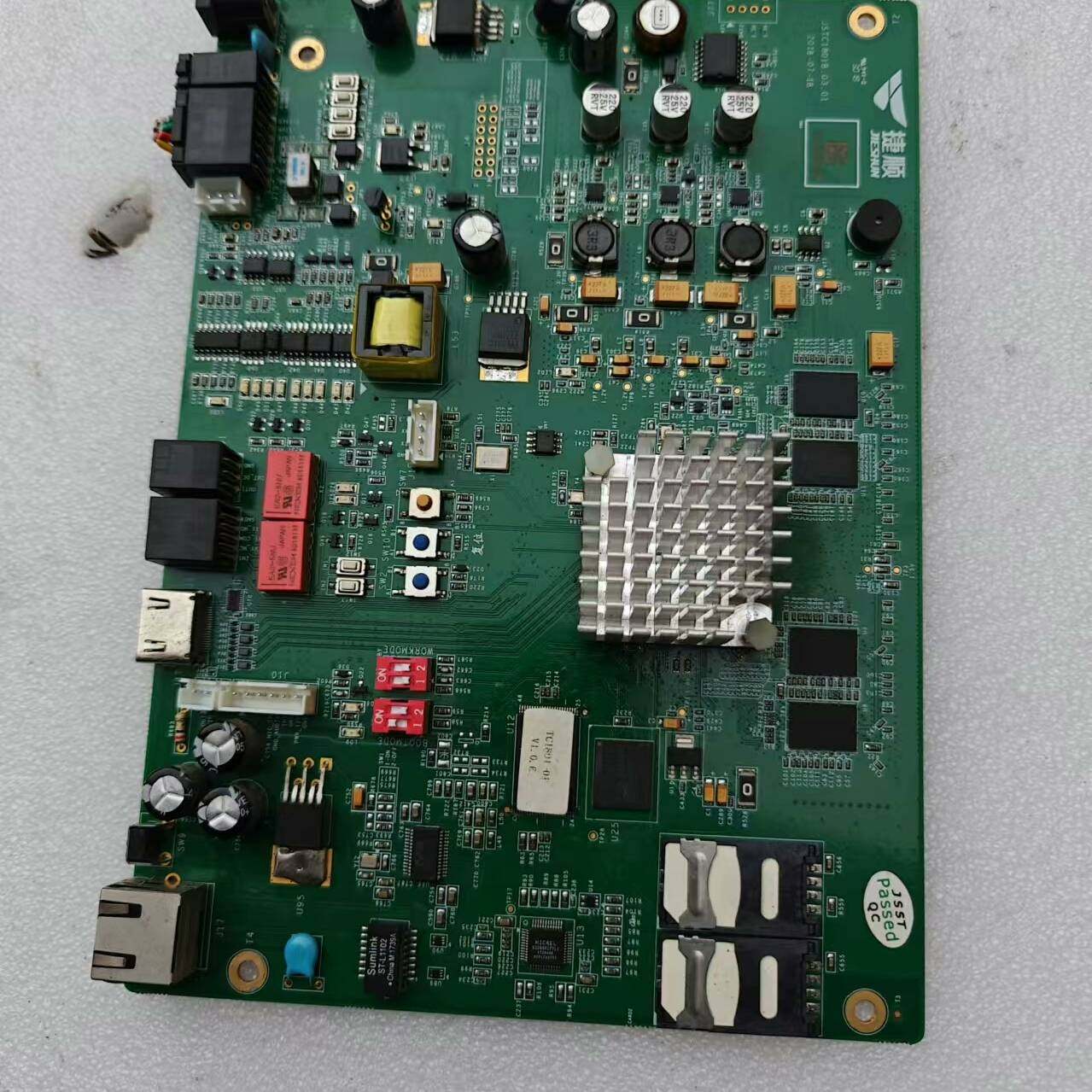 议价捷顺车牌识别控制机主板JSTC1801B ，拆机