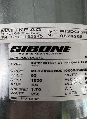 议价全新原装西博力SIBONI电机65PM136FE01