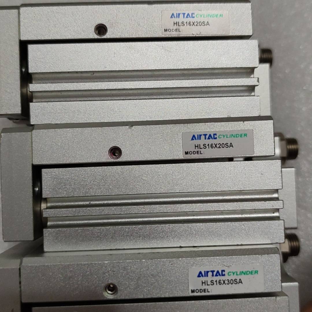 议价亚德客HLS16X20SA滑台气缸 95新 原装正品