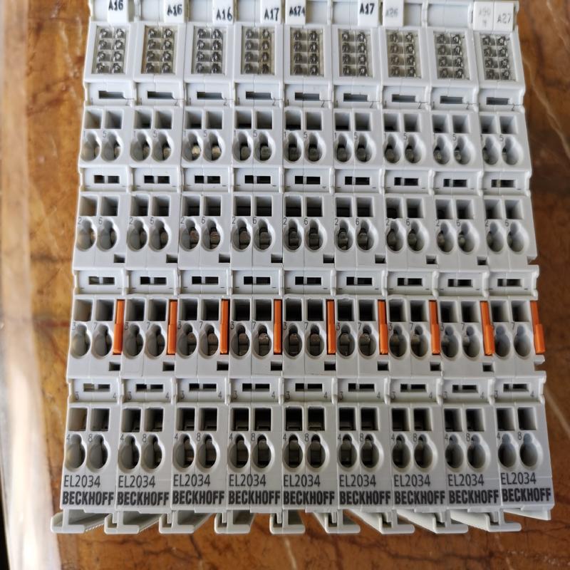 议价倍福四通道数字输入模块EL2034共十四片。外观完好，功
