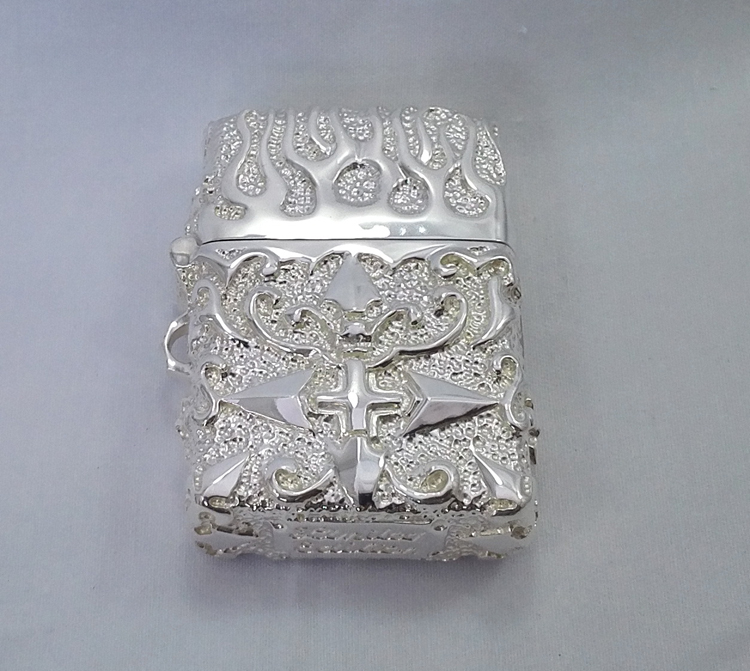 纯银925疯猪收藏送礼防风打火机