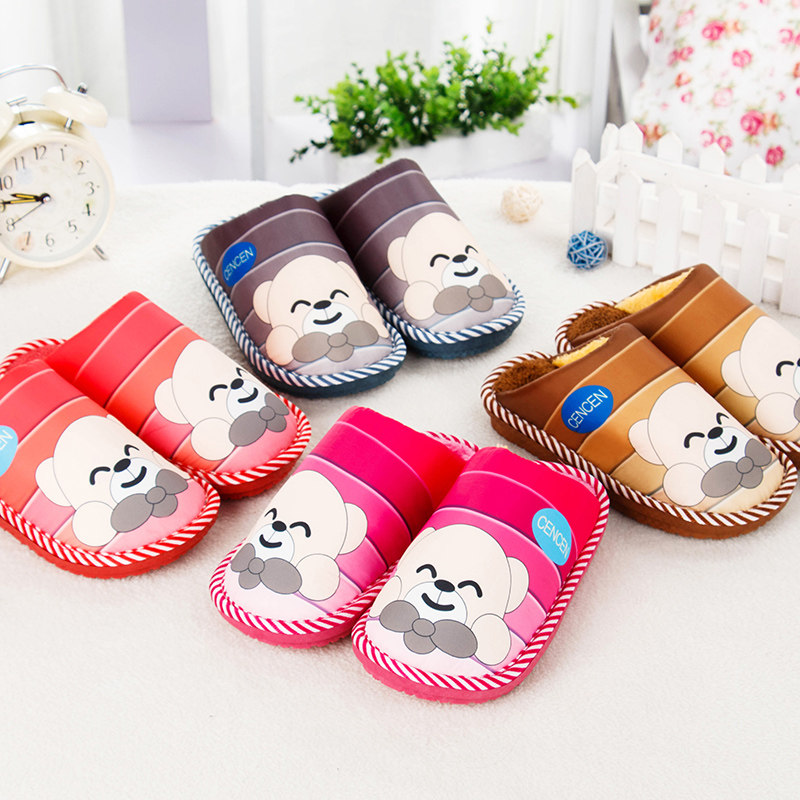 Pantoufles enfants en coton pour hiver - Ref 1010222 Image 5