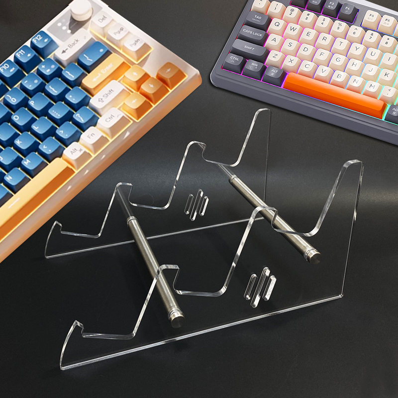 透明亚克力键盘展示架支架收纳架