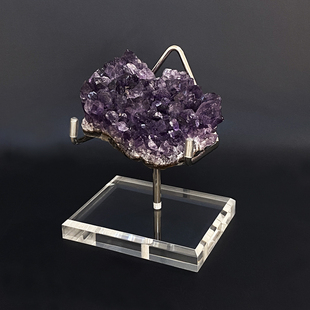 亚克力展示架矿石水晶球原石奇石标本底座支架展览馆布展陈列收纳