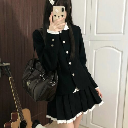本治高等/铃奈小姐无领西服套装