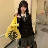 本治高等原创 水手领西服 jk制服三粒扣学院风收腰外套显瘦上衣