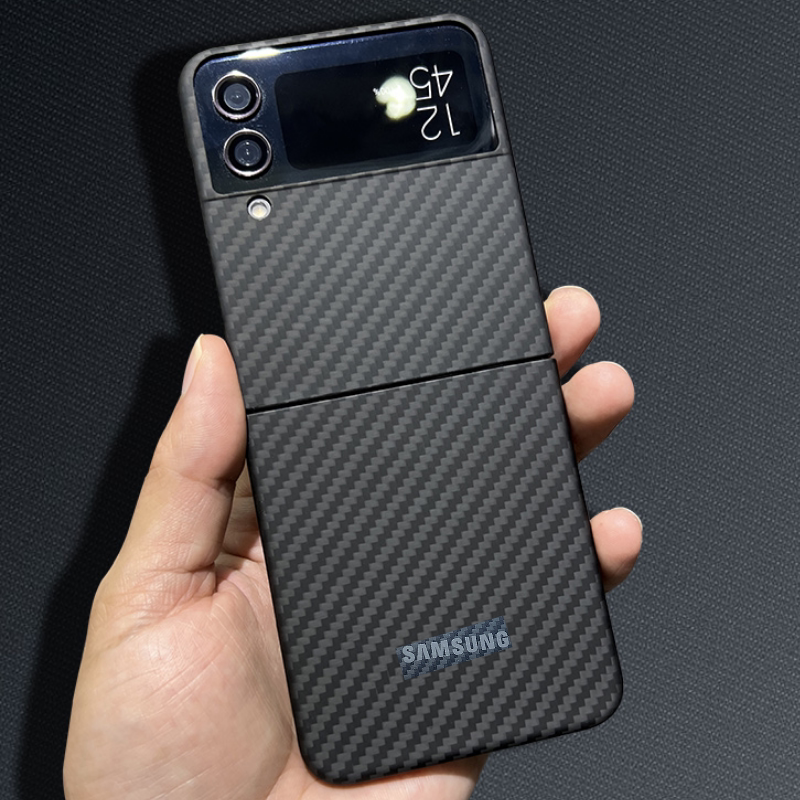 适用于三星zfold3手机壳w22碳纤维zflip3保护套超薄全包芳纶折叠屏防摔f7110
