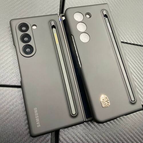 适用于适用三星Fold5官方同款W24手机壳Fold4带笔Fold3新款W23防摔W22简约高档Fold6