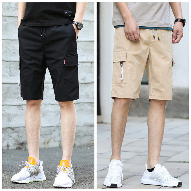 夏季工装短裤男士休闲5五分裤潮牌宽松潮流薄款六分7七分夏裤中裤