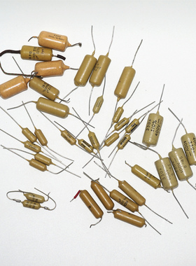 (烨永电子)早期英国MULLARD大盾黄色耦合电容0.1uf 0.22uf 400V等