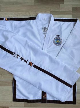 花郎武道 ITF国际比赛专用人气推荐SASUNG段位服4-6段师范服速干