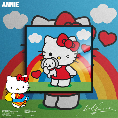 ins粉色少女心礼物kitty挂画hellokitty系列礼物装饰画挂画客厅