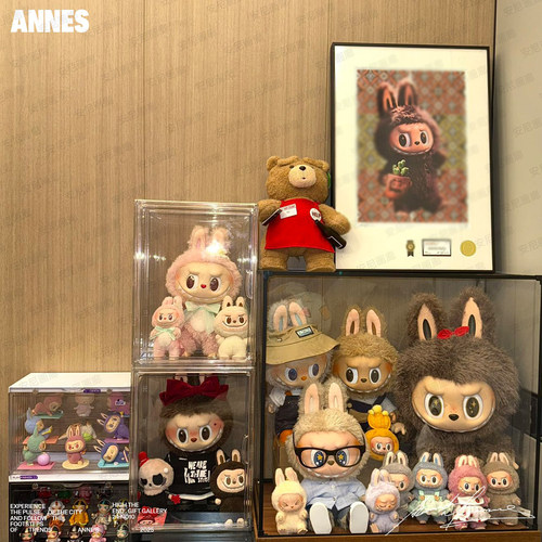 25新安尼画廊挂画拉布布THE MONSTERS看不见我LABUBU潮流装饰画