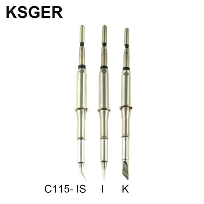 KSGER C115焊接烙铁头焊台2秒极速升温维修休眠适配JBC