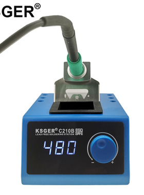 KSGER C210B焊台极速升温自动休眠适配JBC-210烙铁头85W150-480C
