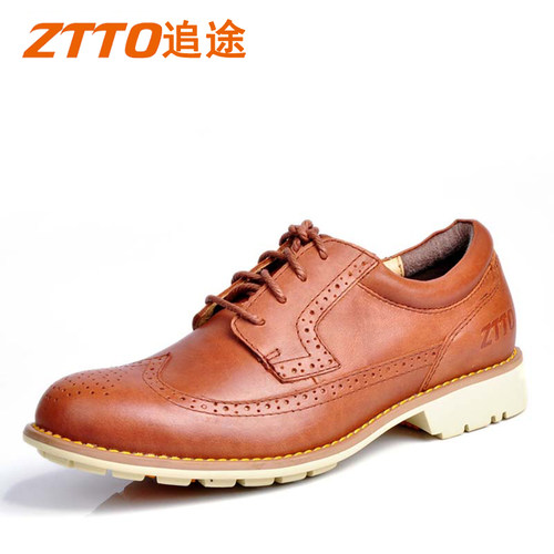 ztto头层牛皮断码清仓休闲皮鞋