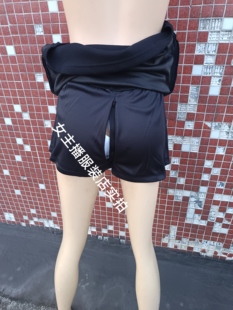 开档短裙裤 80cm 女定做不能退货隐形拉链双拉链头户外方便腰围66