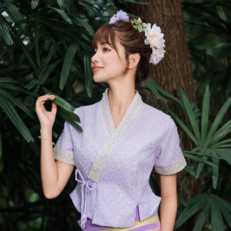 大码传统傣族女装传统傣族套装