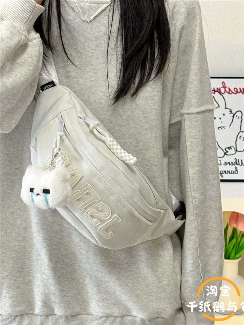 胸包女士ins潮牌中性学生单肩包休闲男生腰包百搭时尚小包斜挎包