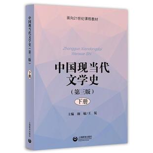 二手中国现当代文学史(第三版下册) 颜敏 上海教育出版社