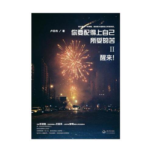 二手你要配得上自己所受的苦 2 卢苏伟 长江文艺出版社