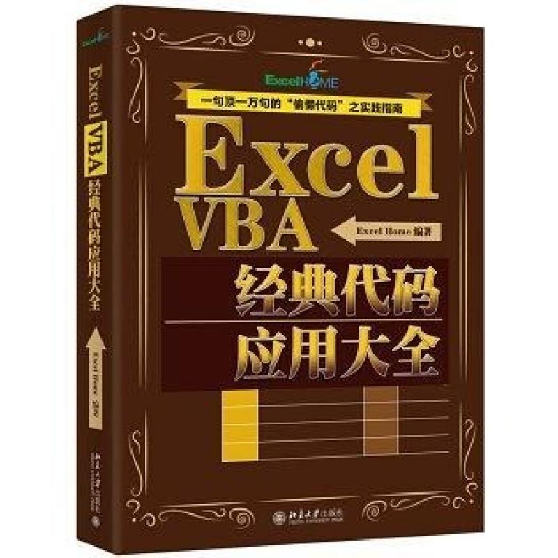 二手Excel VBA经典代码应用大全 ExcelHome 北京大学出版社