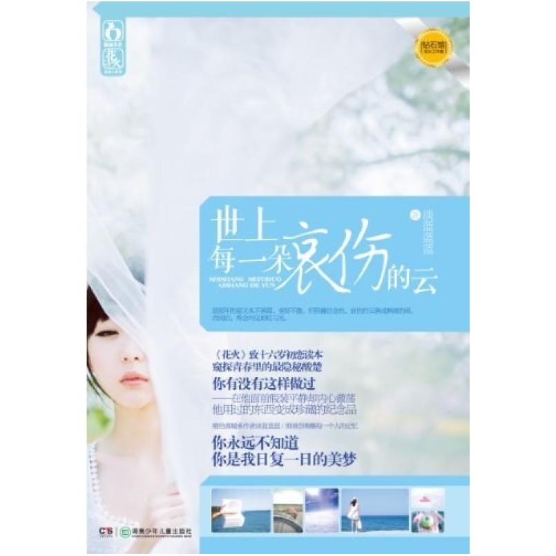 二手世上每一朵哀伤的云 淡蓝蓝蓝 湖南少年儿童出版社