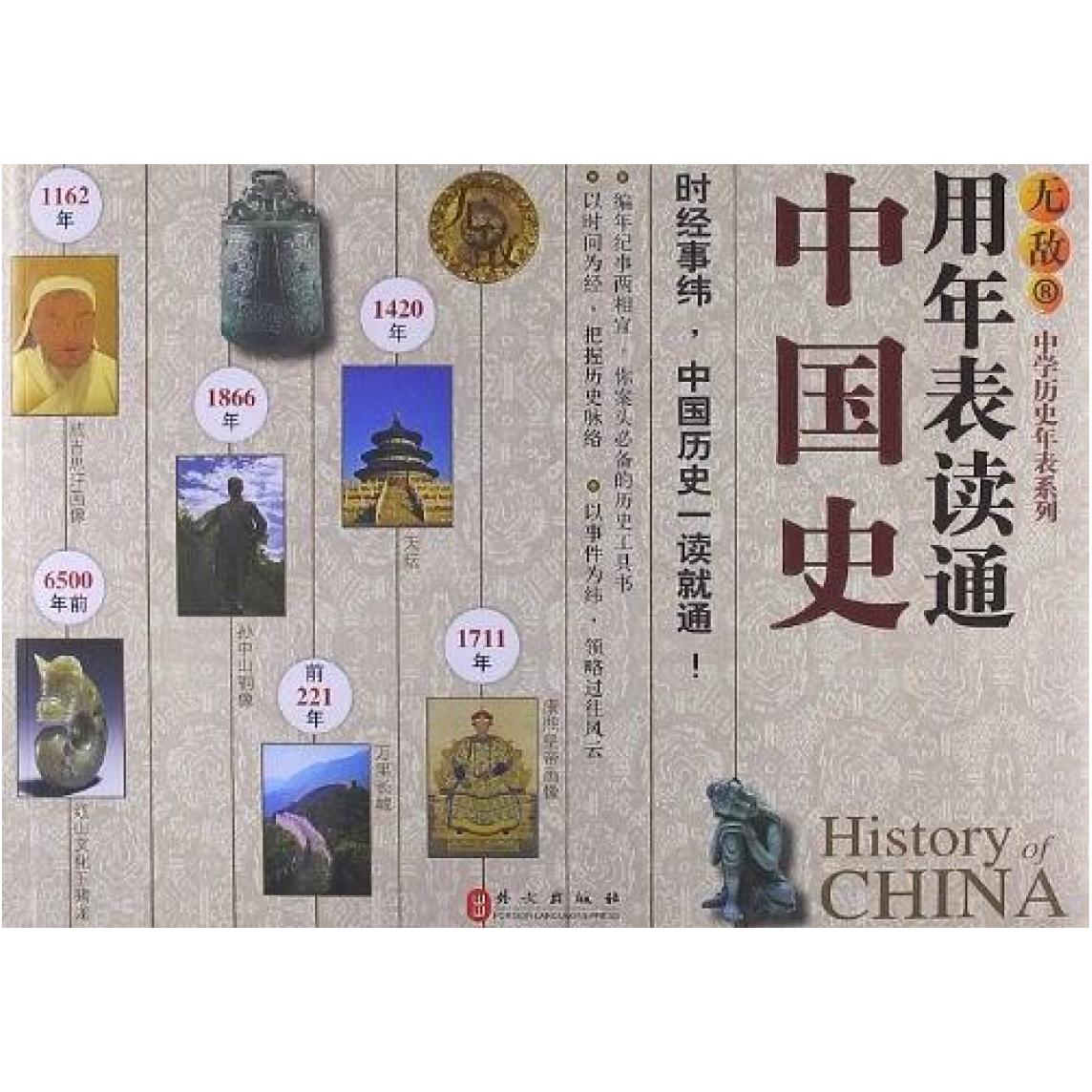 二手无敌用年表读通中国史 卢菡 外文出版社