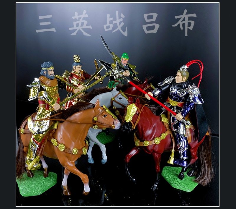 三国演义赵云关羽诸葛亮张飞关节可动兵人偶手办五虎上将模型摆件