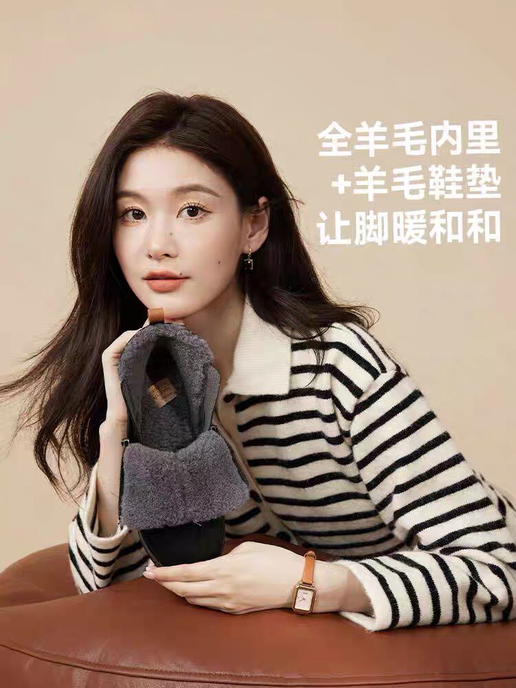Pansy日本雪地靴女加绒加厚保暖羊毛短靴鞋高帮冬季女4128,女鞋,时尚雪地靴,淘宝优惠券,粉丝福利购,淘宝优惠卷