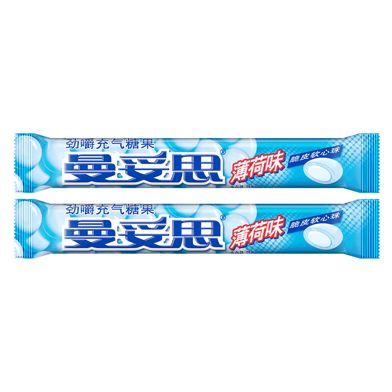 【直播专享价】曼妥思条糖薄荷味37g*2支