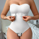 Abdominal girdle jumpsuit隐形肩带防滑收腹束腰可拆胸垫连体衣
