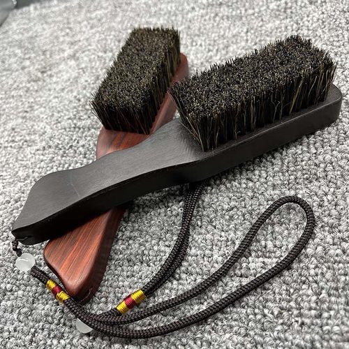 手工中硬一级鬃保养上色清理抛光