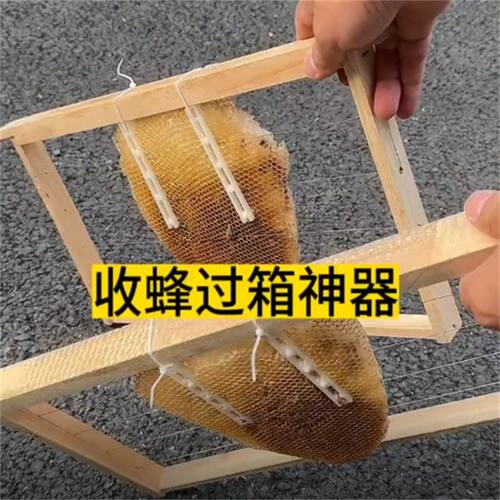 中蜂导础夹巢脾夹野蜂过箱全套养蜂工具多功能中意蜂巢加厚标准