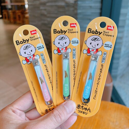日本制羽毛Feather儿童宝宝专用小号安全不锈钢剪刀防剪肉指甲钳