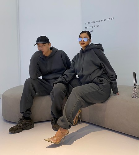 synezs加厚抽绳百搭宽松