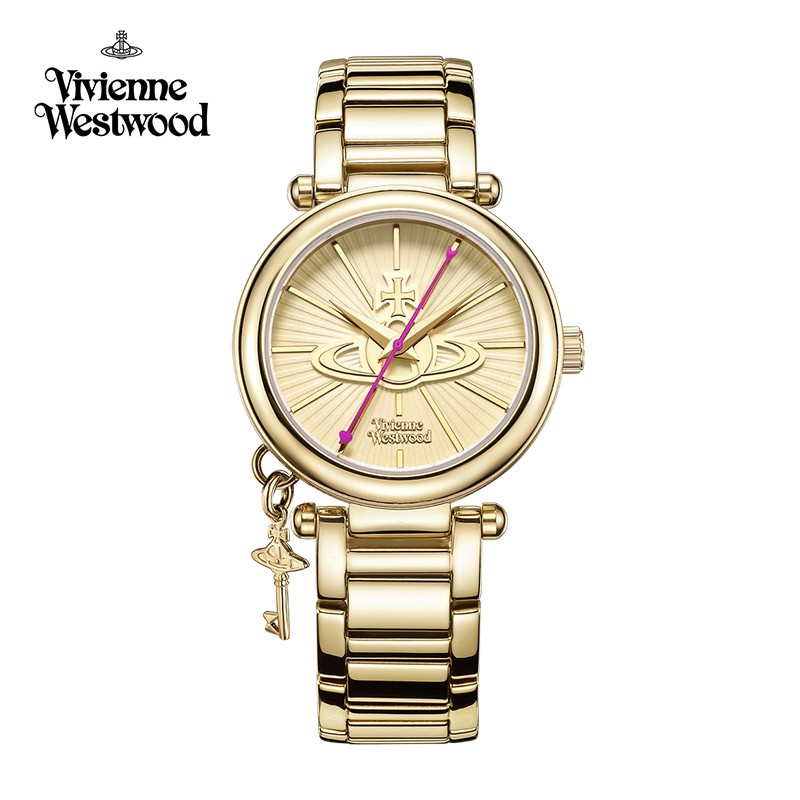 西太后薇薇安小金表女款石英腕表