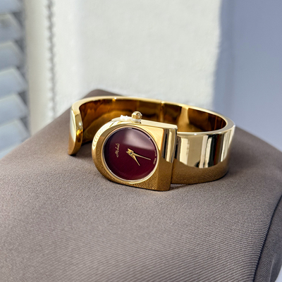 个性笨钟造型潮流时尚手镯式手表