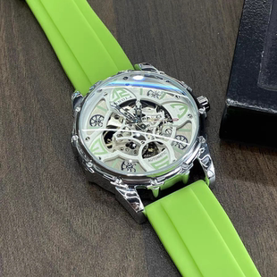四叶草手表男镂空机械表男士运动男款正品高级感机械虫洞概念男表