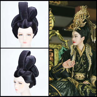 影视古装假发套男士反串头套唐朝贵妃女整头套舞台演出假发B-025