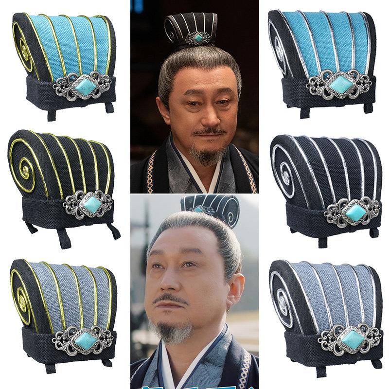 古风男士头冠古装将军老爷军师造型发饰古代男头饰影视演出男配饰