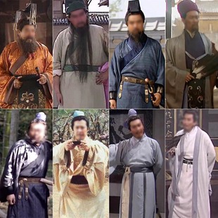 古装汉服刘备关羽张飞老版三国演义同款诸葛亮周瑜曹操袁绍演出服