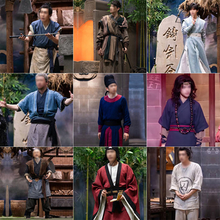 古装电视剧影视同款衣服男士小品汉服演出喜剧老百姓群演百姓服装