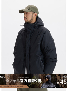 SHOGA秋冬2025新款日系户外机能羽绒服男cityboy休闲保暖羽绒外套