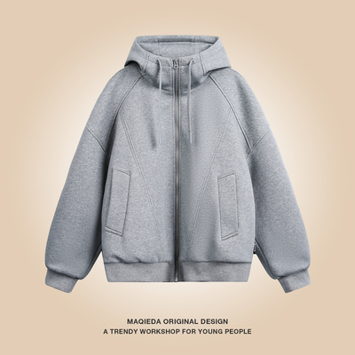 马切达户外运动冬季连帽羽绒服男