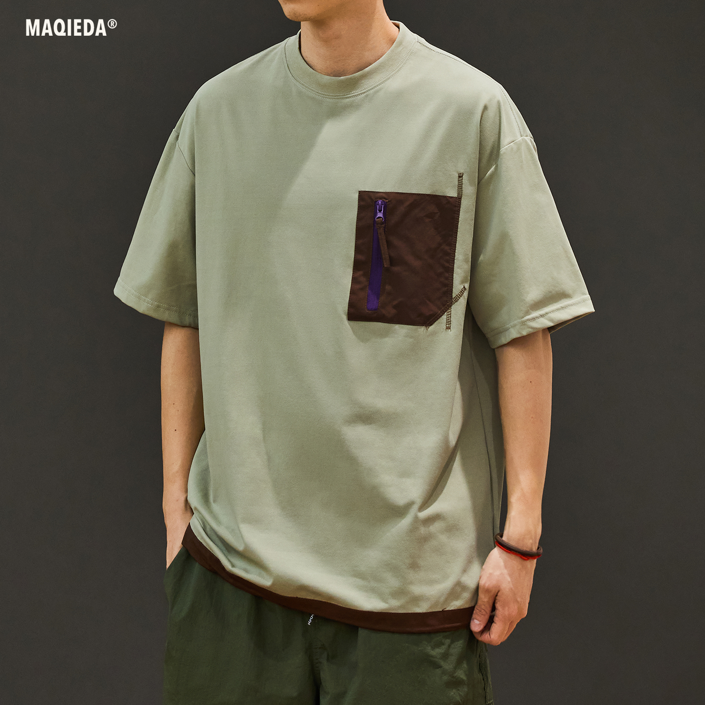 马切达2025年夏季新款短袖T恤