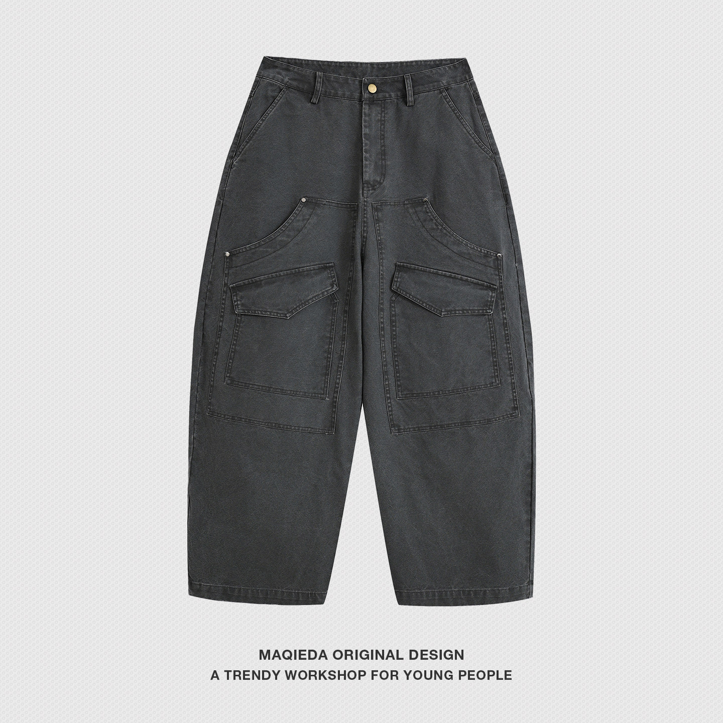 马切达秋冬高街男款直筒工装裤做旧复古美式休闲长裤2026新款男裤,男装,休闲裤,淘宝优惠券,粉丝福利购,淘宝优惠卷