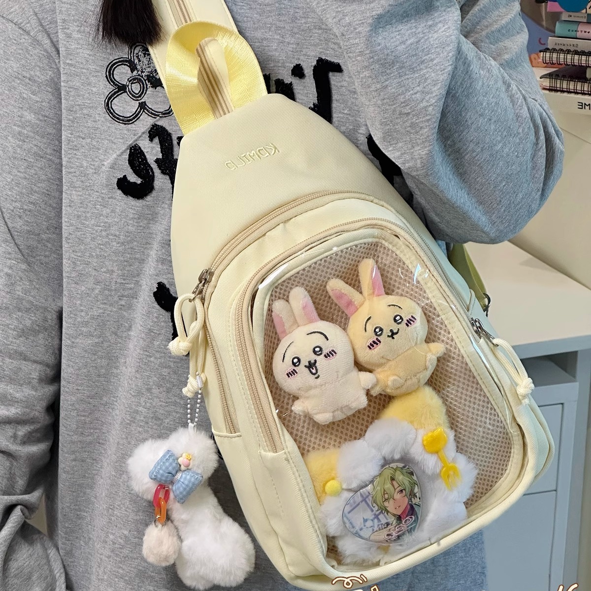 介个痛包尊嘟宝藏！可胸包可双肩